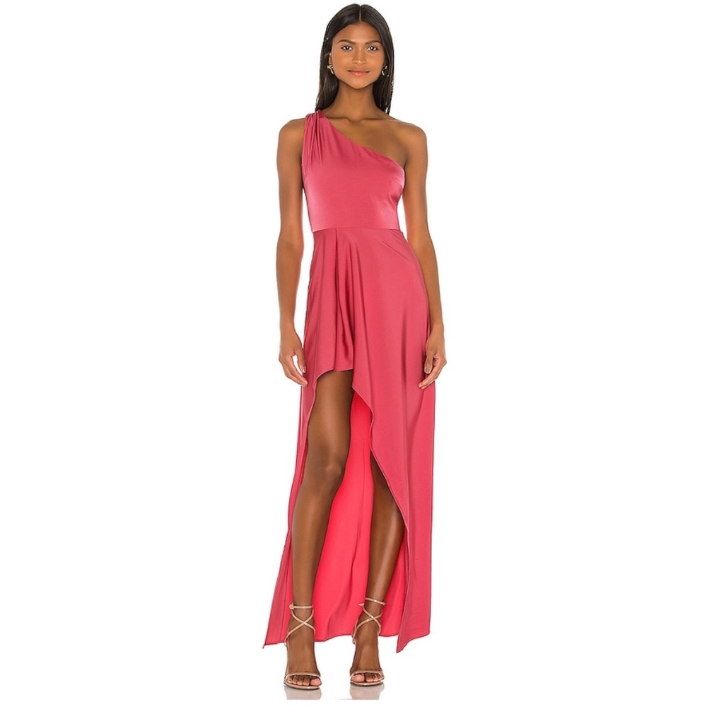 Arielle Gown in Raspberry Dress